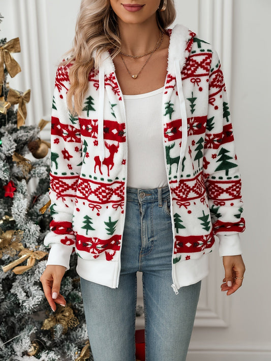 Evelien | Festive Christmas Hooded Ladies' Jacket