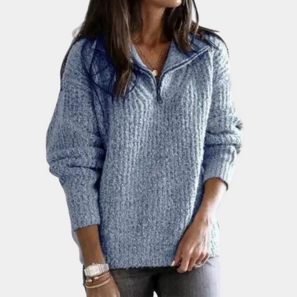 Evelien | Women's Jumper with Half Zip