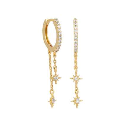 Eveline – Enchanting Star Light Earrings for a Radiant Look