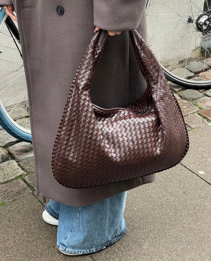Leather bag ladies - tote bag