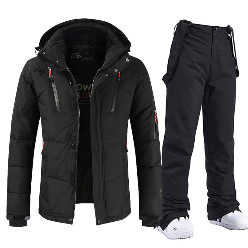 Men's Ski Pack - Weather-Ready Padded Winter Jacket and Trouser Set