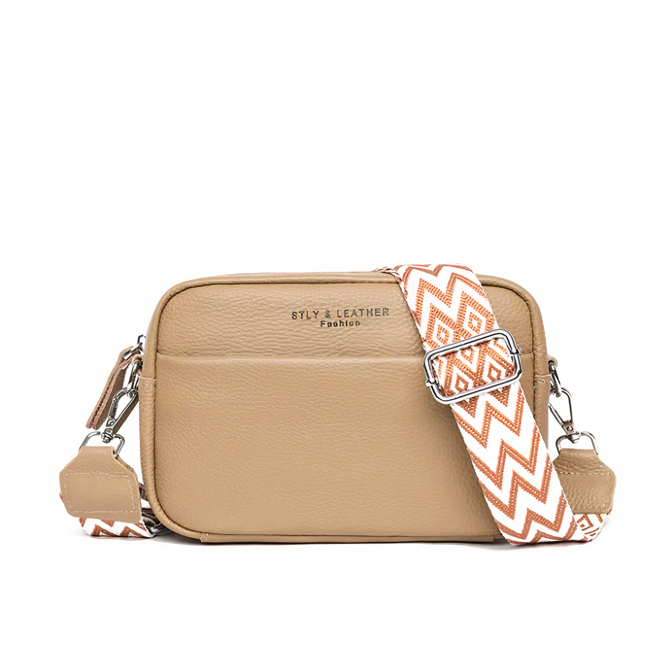 Leather crossbody bag for women - Candid