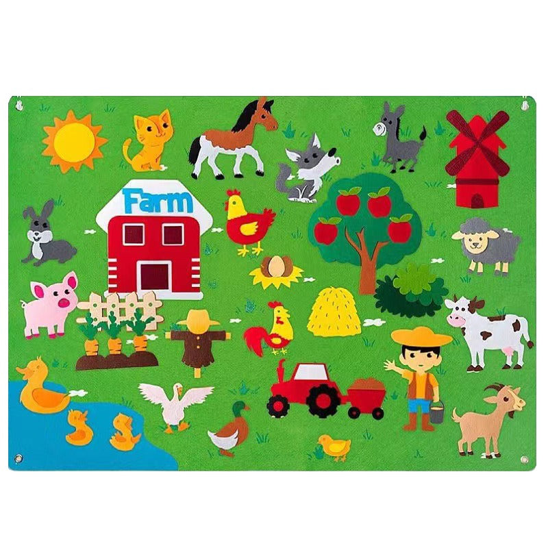 VelvetiKIDS - Lavagna in feltro per bambini piccoli