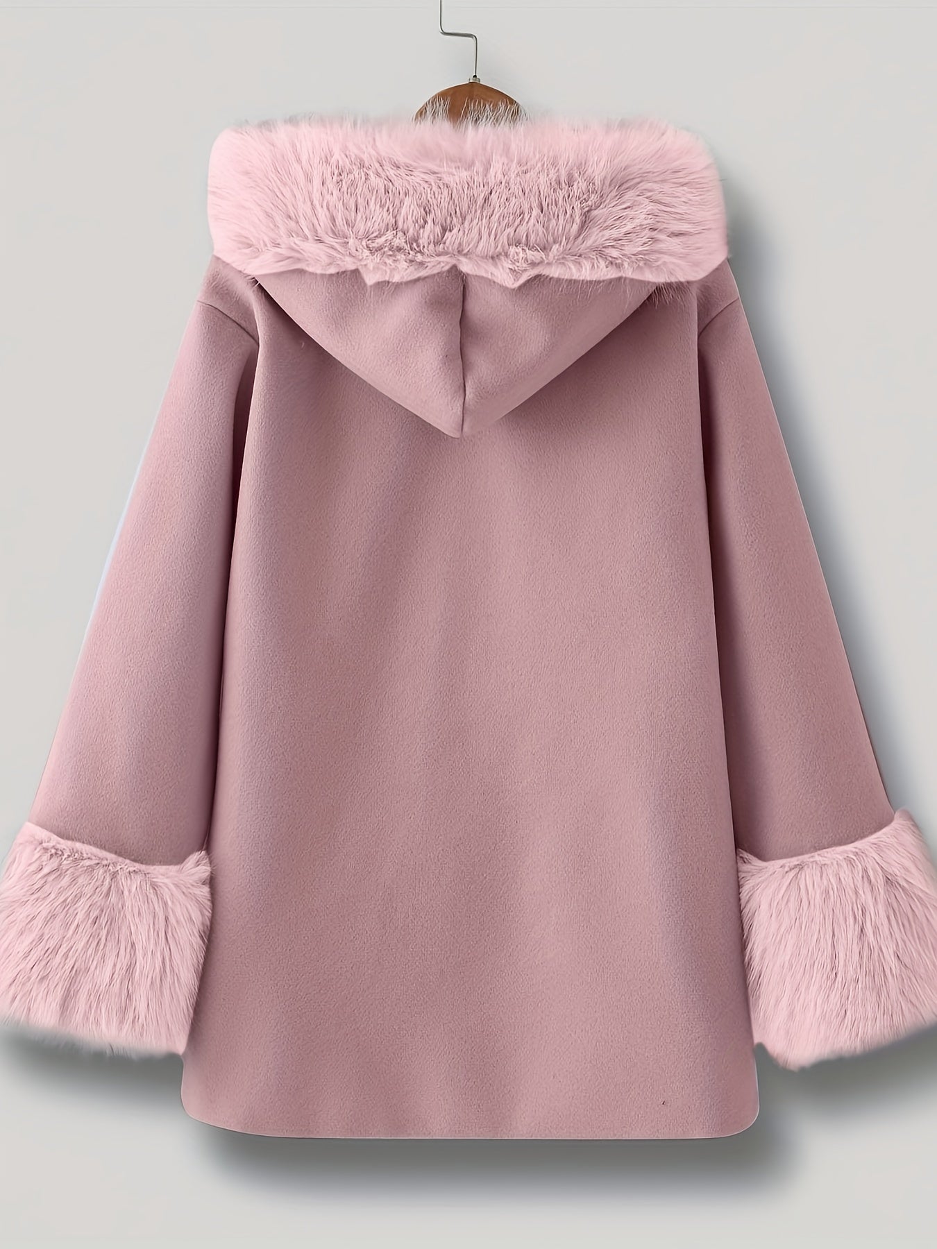 Faux Fur Coat with Hood for Little Girls - Princess