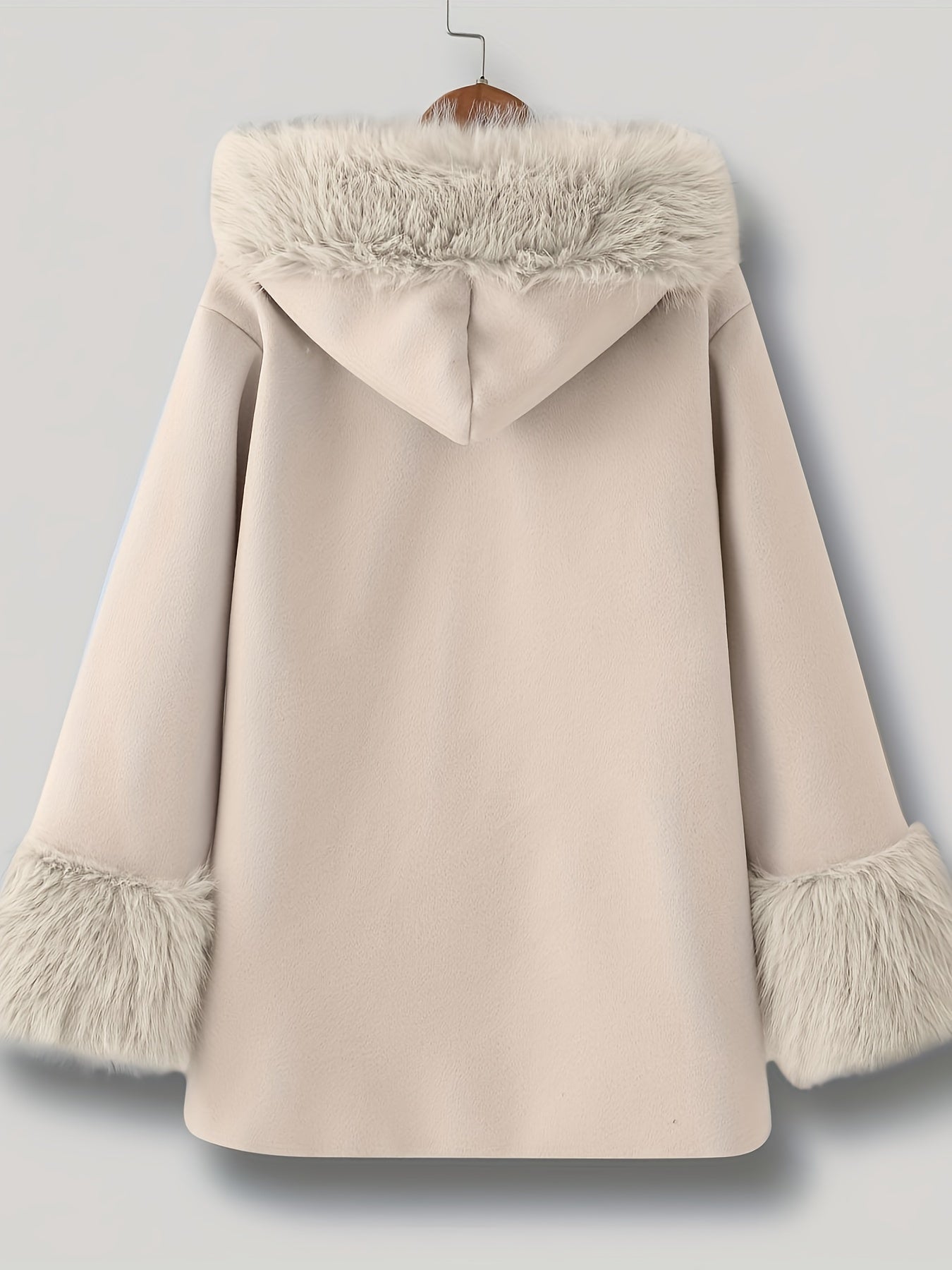 Faux Fur Coat with Hood for Little Girls - Princess