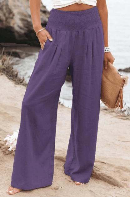 Fayenne - Elegant Stretchy Palazzo Pants for Women