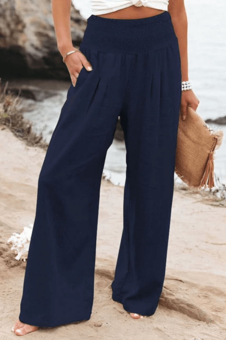 Fayenne - Elegant Stretchy Palazzo Pants for Women