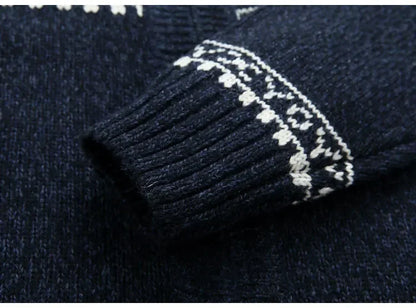Raven – Casual knitted men's jacket with zip