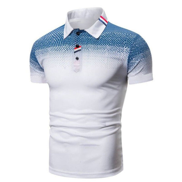 Felix | Men's Polo Shirt with Short Sleeves and Ribbed Collar