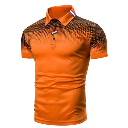 Felix | Men's Polo Shirt with Short Sleeves and Ribbed Collar