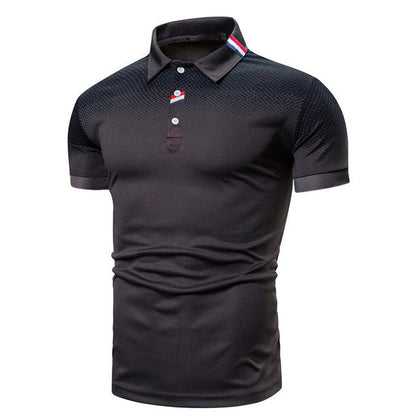 Felix | Men's Polo Shirt with Short Sleeves and Ribbed Collar
