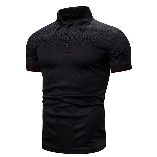 Felix | Men's Polo Shirt with Short Sleeves and Ribbed Collar
