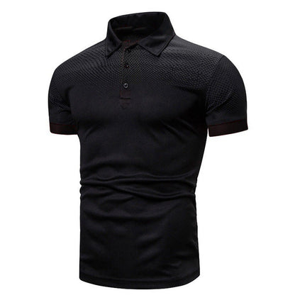 Felix | Men's Polo Shirt with Short Sleeves and Ribbed Collar