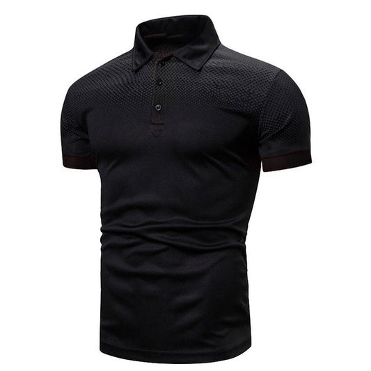 Felix | Men's Polo Shirt with Short Sleeves and Ribbed Collar