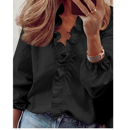 Femke | Chiffon blouse with floral print