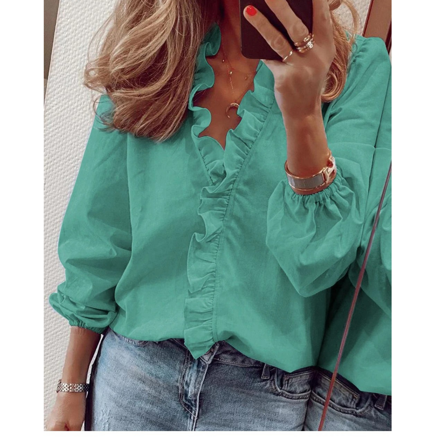 Femke | Chiffon blouse with floral print