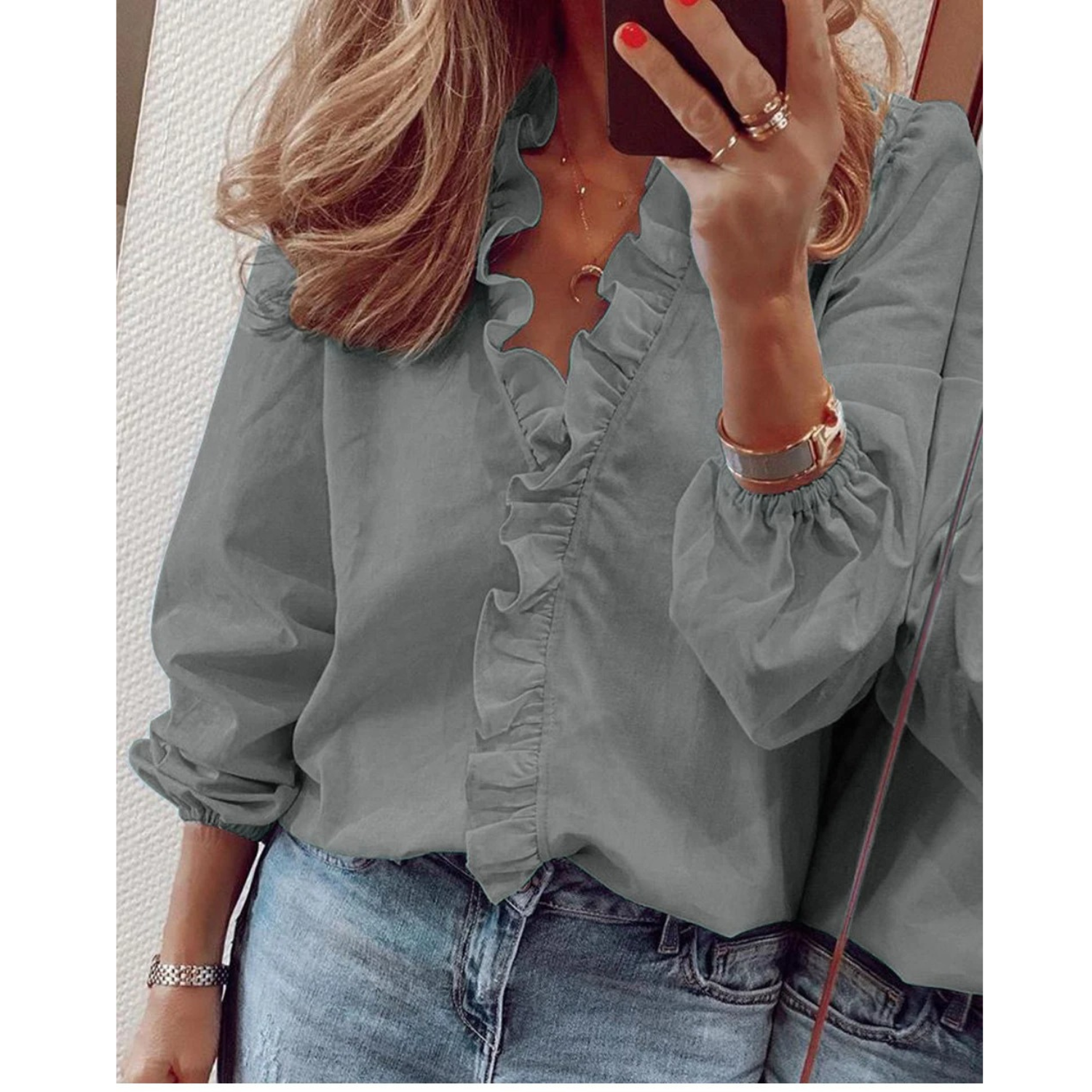 Femke | Chiffon blouse with floral print