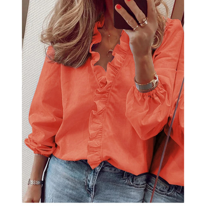 Femke | Chiffon blouse with floral print