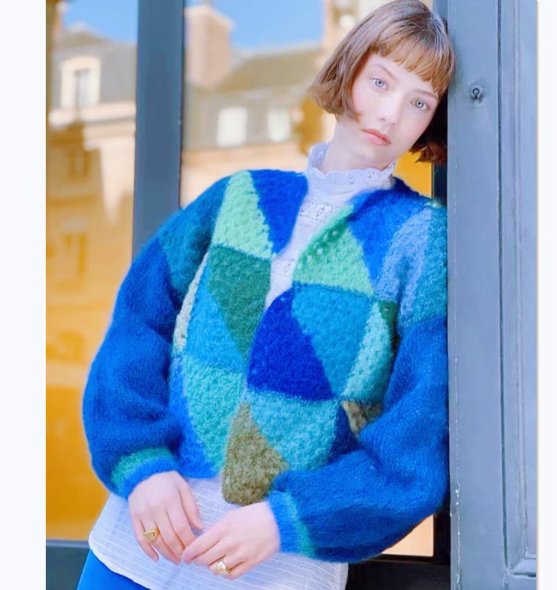 Femke | Colourful Knitted Wool Sweater