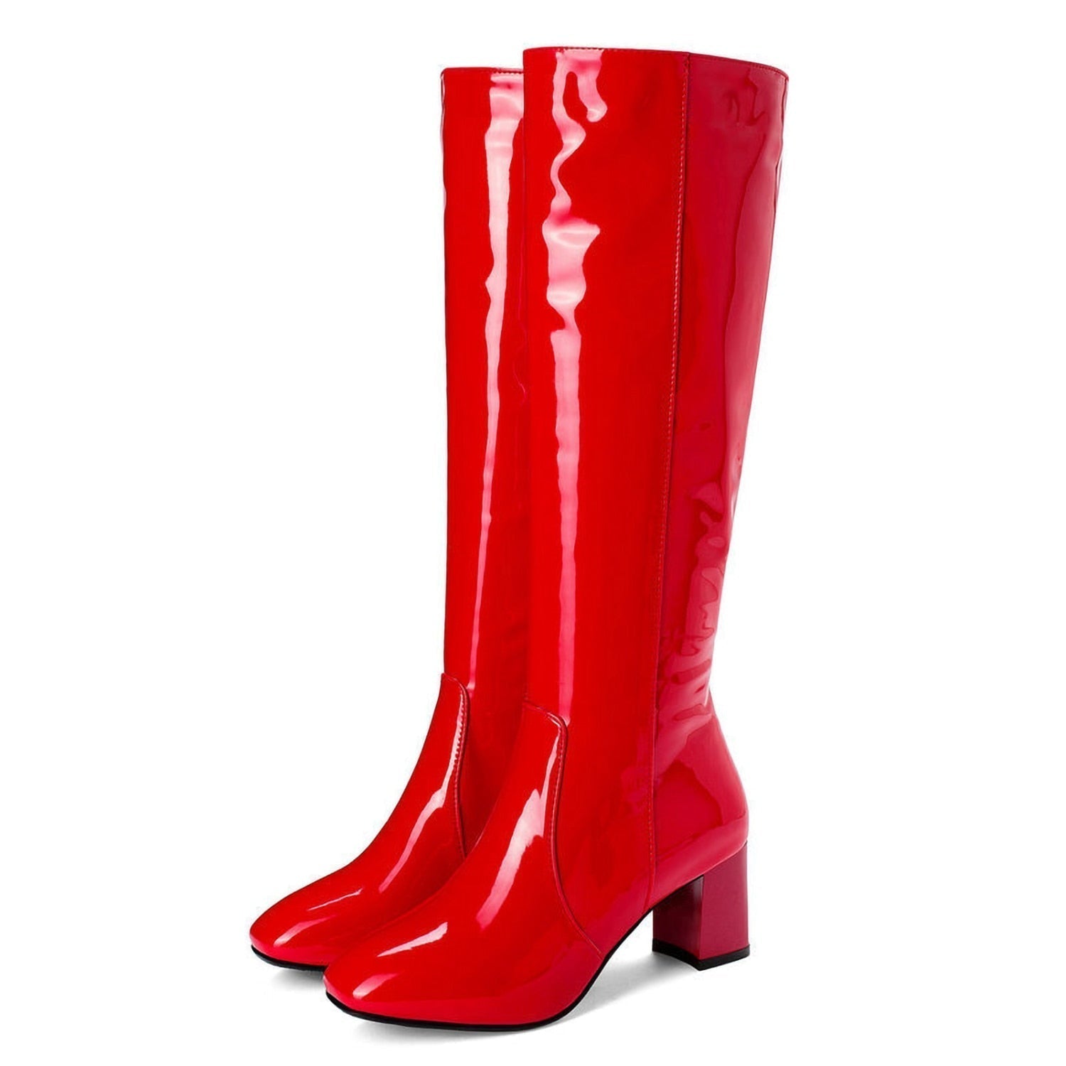 Femke | Patent High Boots