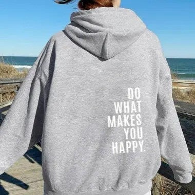 Fenna – Hoodie with Motivational Print for Women