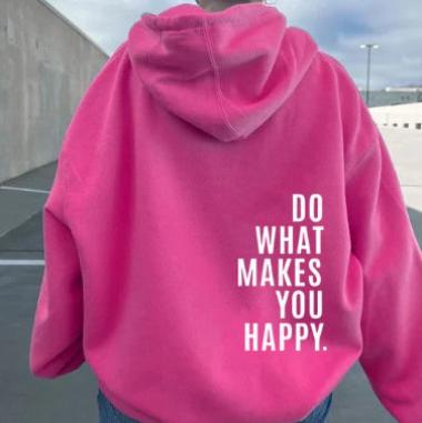 Fenna – Hoodie with Motivational Print for Women