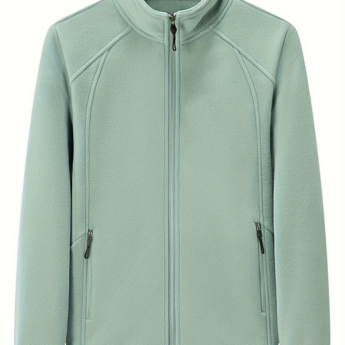 Fenna | Plush outdoor jacket with standing collar and long sleeves