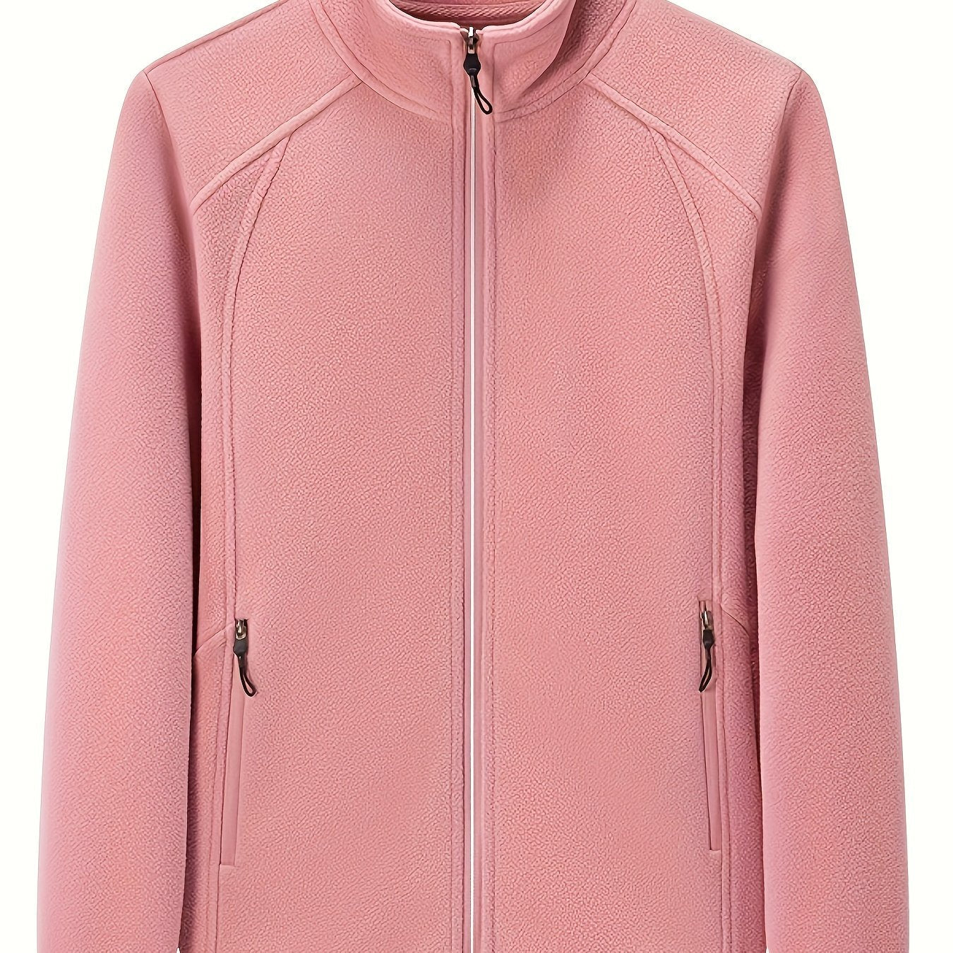 Fenna | Plush outdoor jacket with standing collar and long sleeves