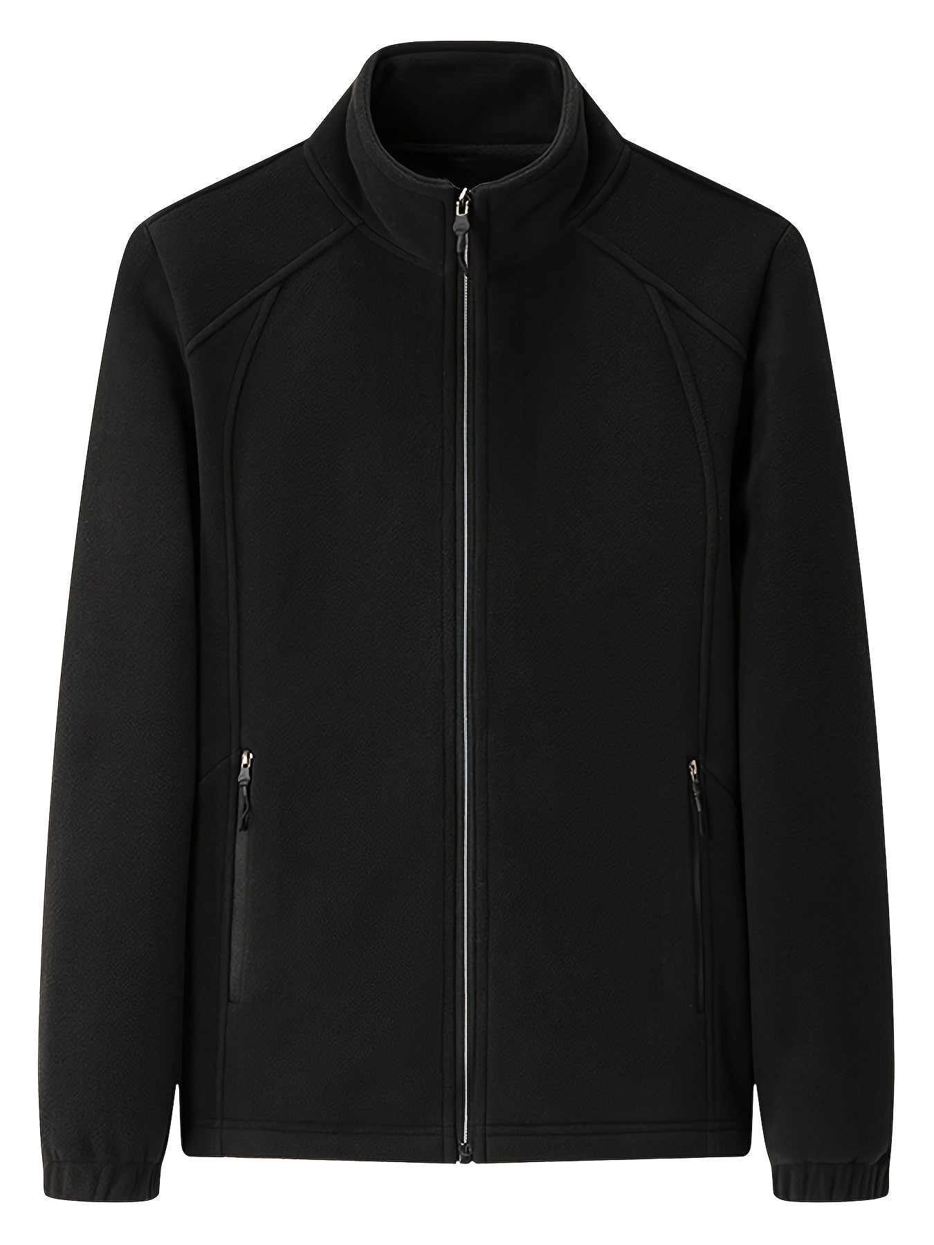Fenna | Plush outdoor jacket with standing collar and long sleeves