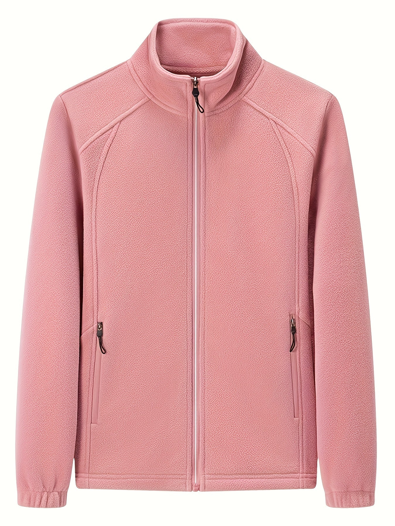 Fenna | Plush outdoor jacket with standing collar and long sleeves
