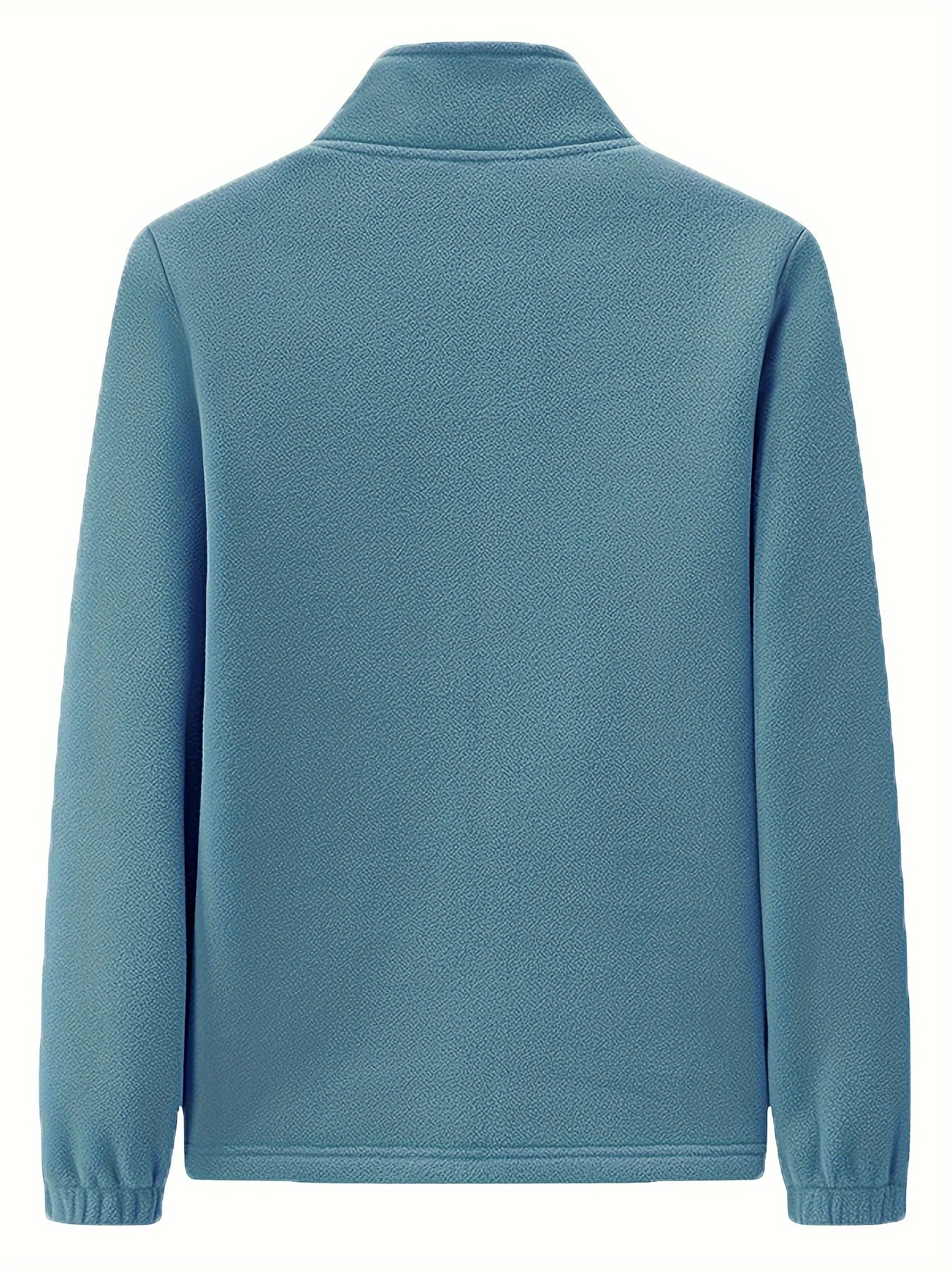 Fenna | Plush outdoor jacket with standing collar and long sleeves