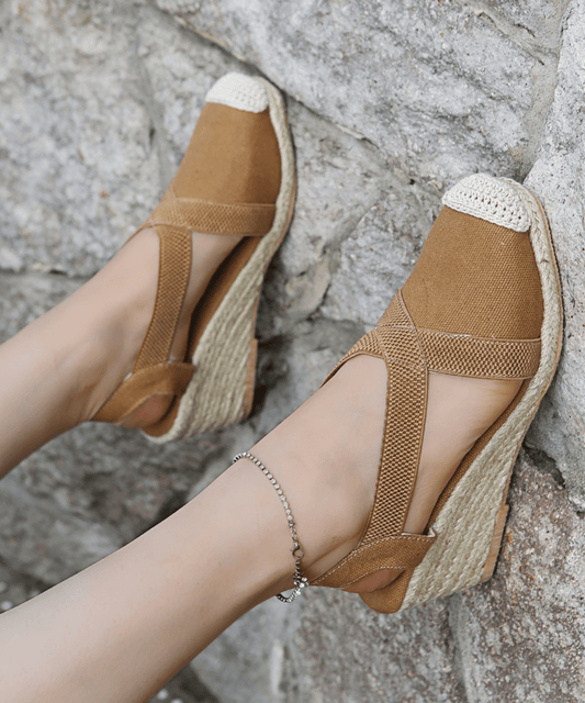 Fenne | Ankle Strap Canvas Espadrilles
