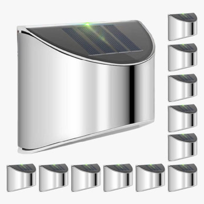 Solar LED Outdoor Wall Lights Made of Stainless Steel