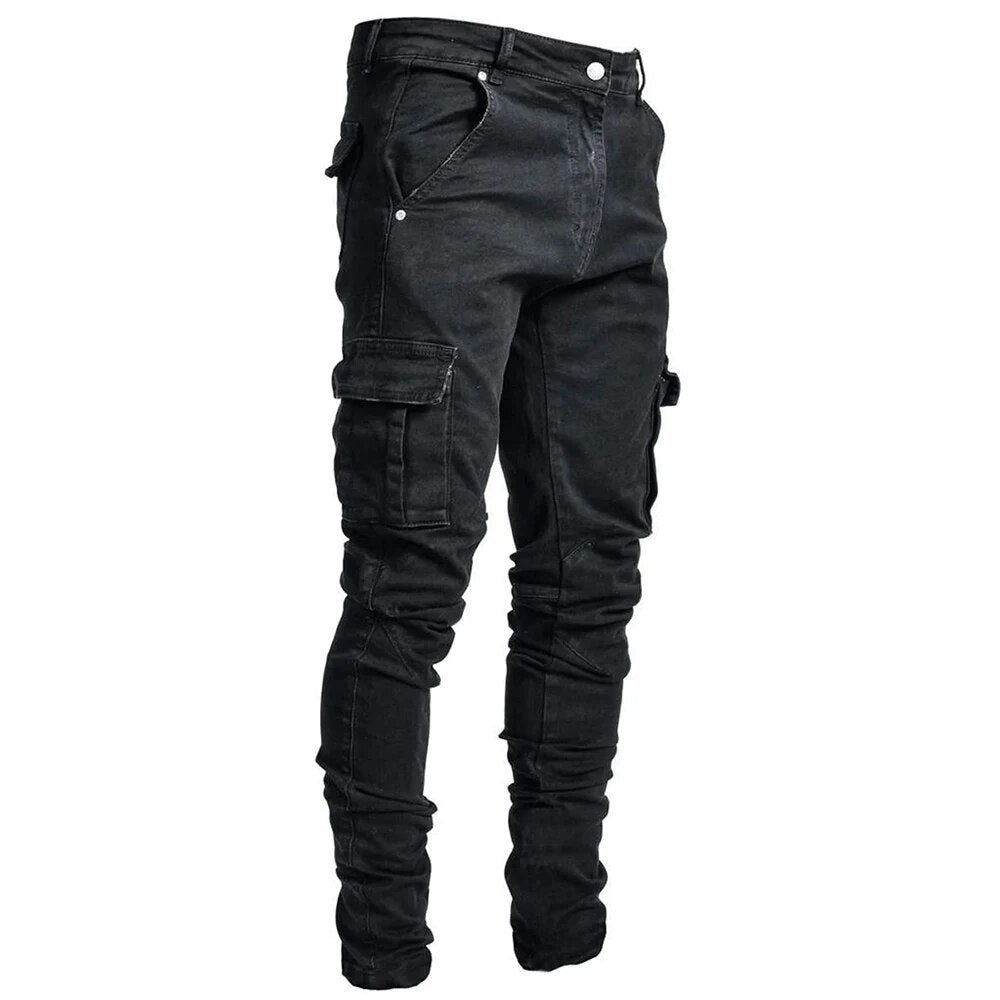 Fernand | Men's Denim Cargo Trousers