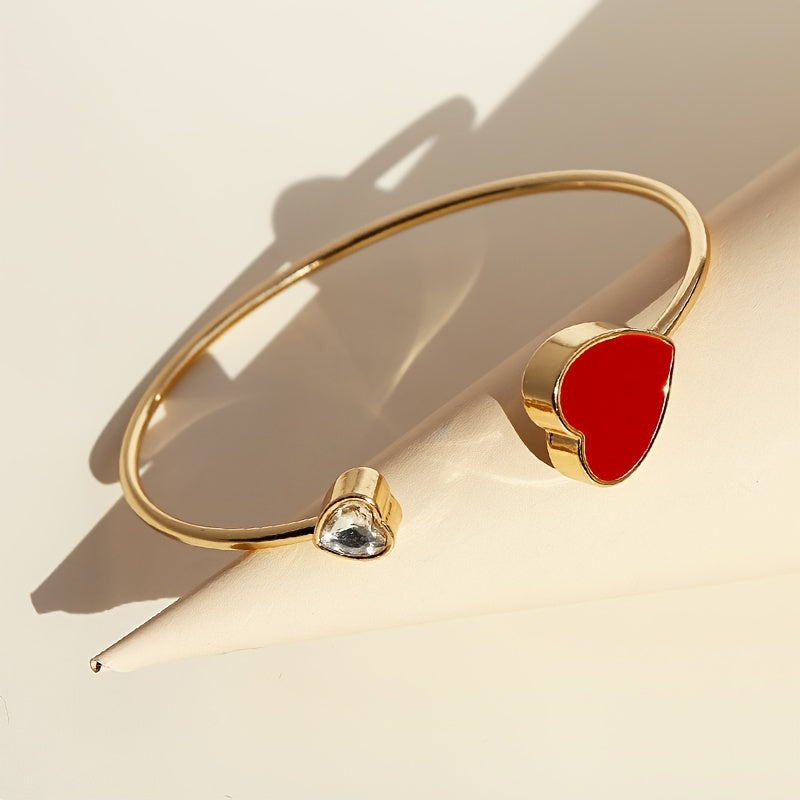 Fien | Chic Red Heart Bracelet
