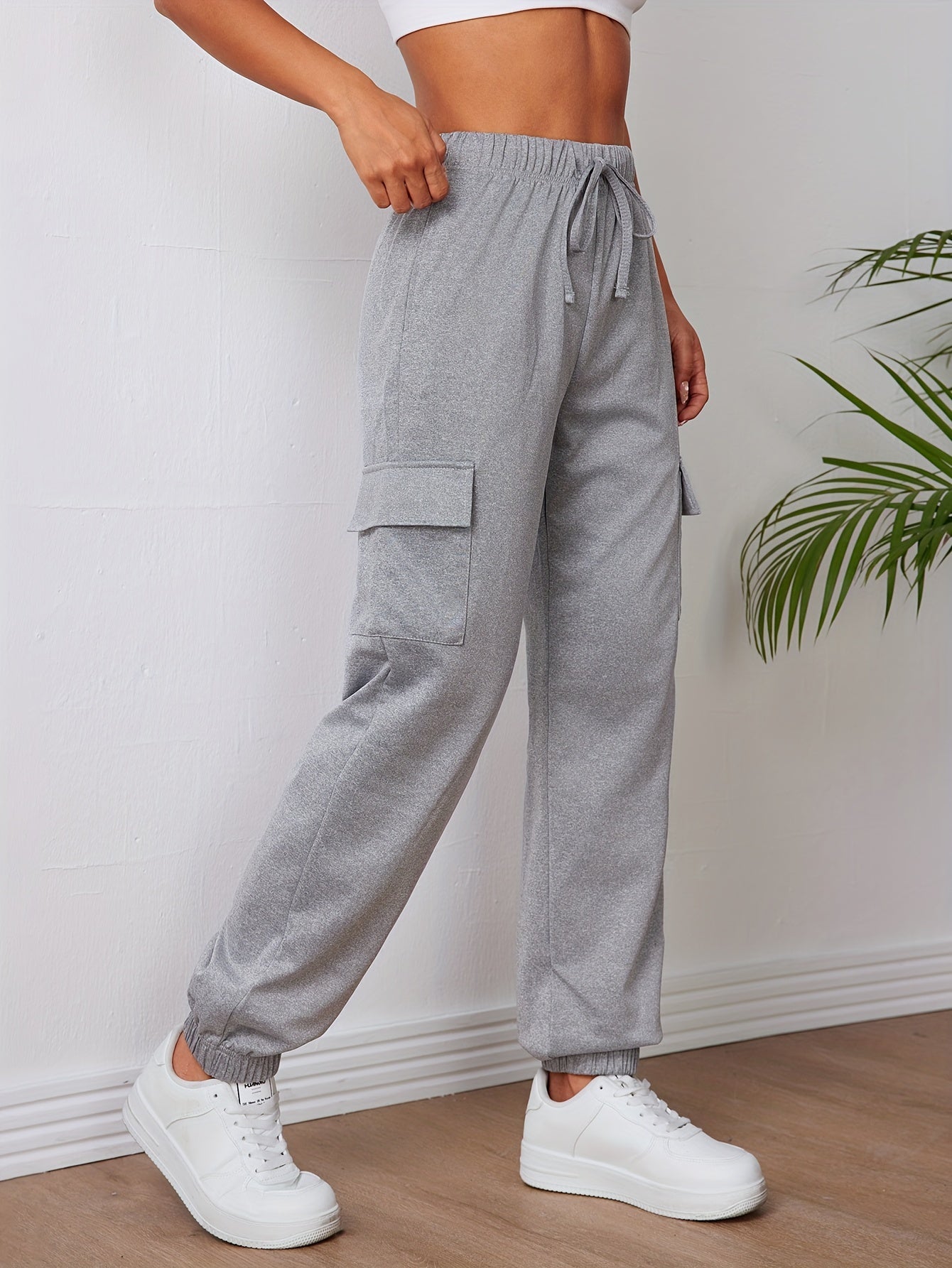 Fien | Women's Knitted Athletic Trousers with Pockets