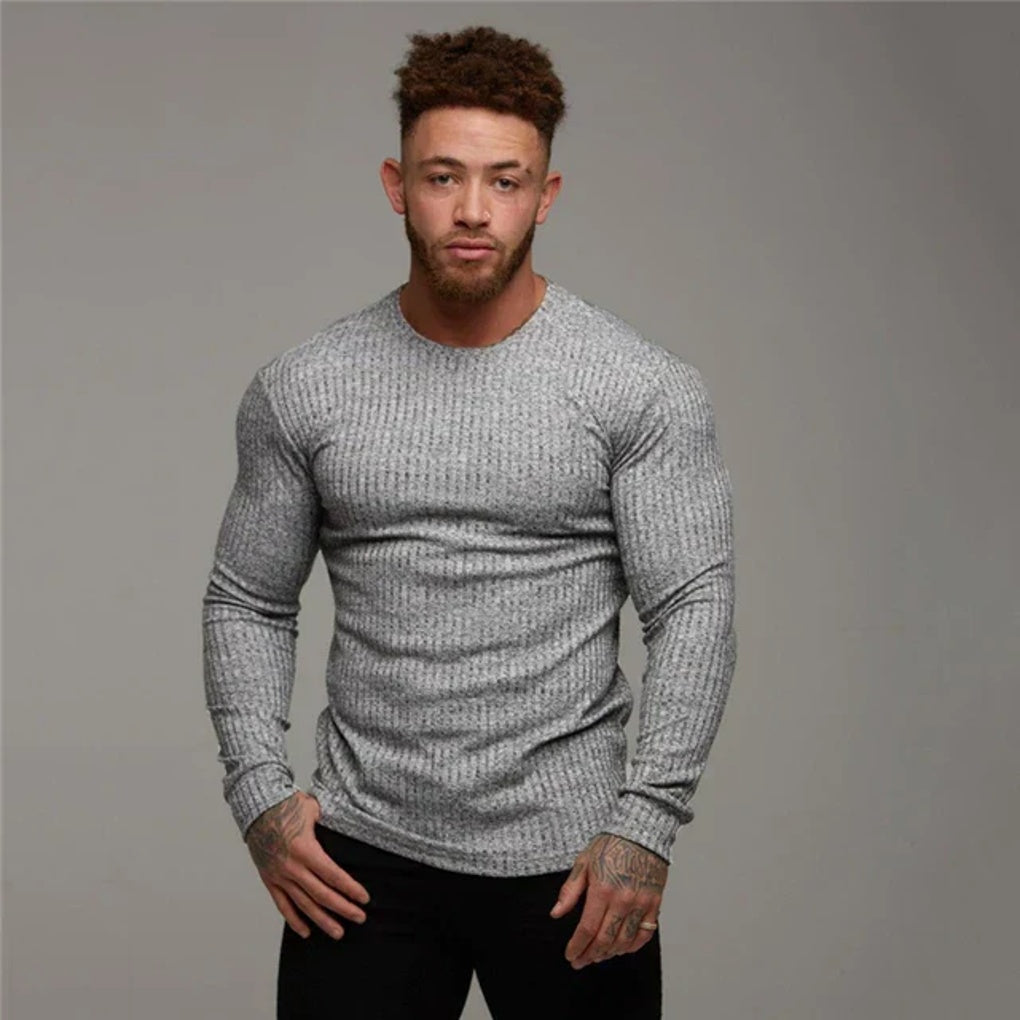 Fine Wool Sweater Elegant Casual Style