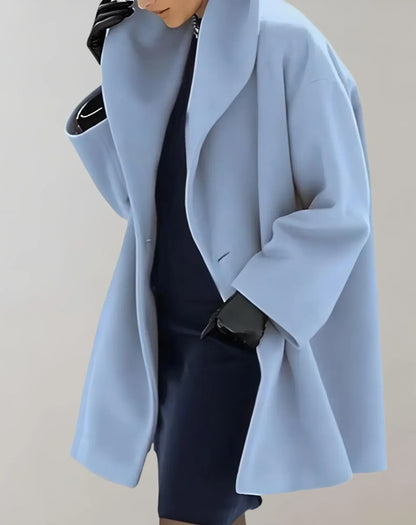 Elegant Women's Coat with Buttons