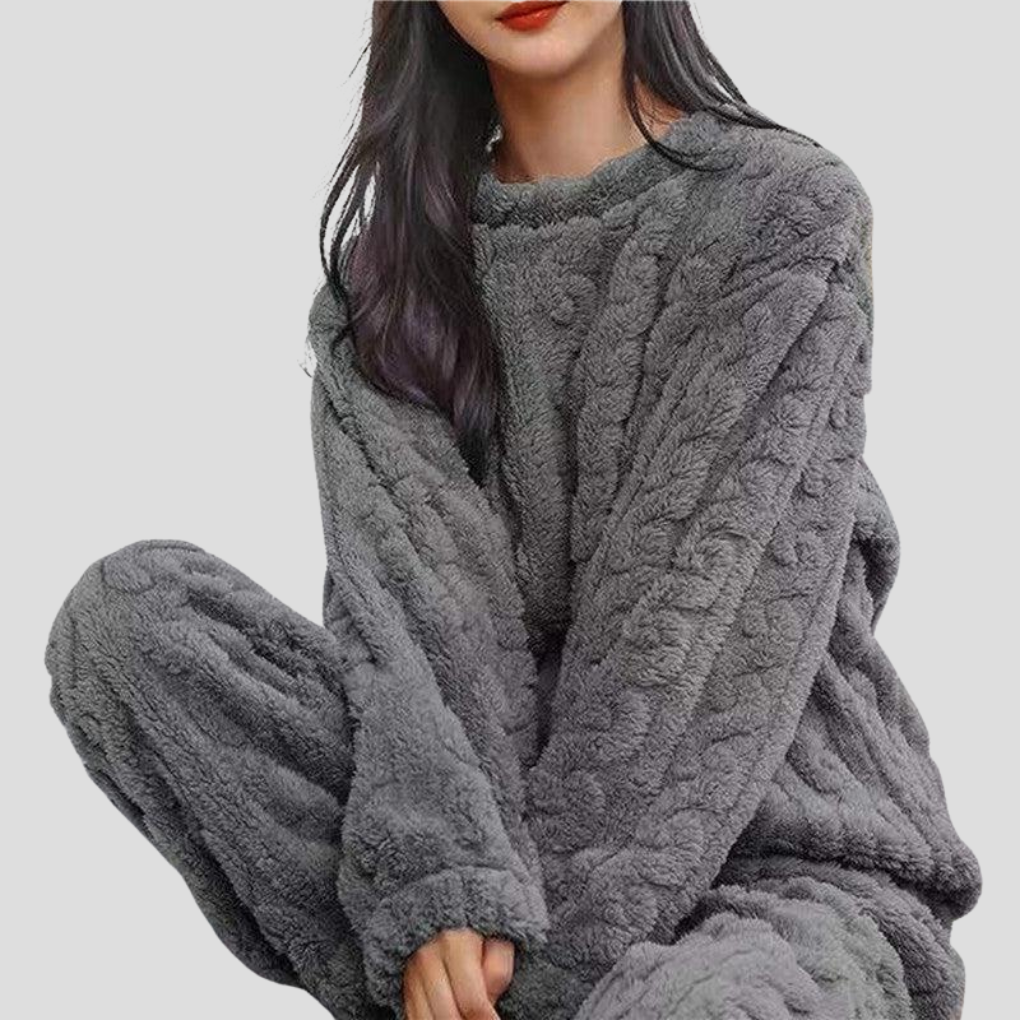 Fleece Pajama Set for Women