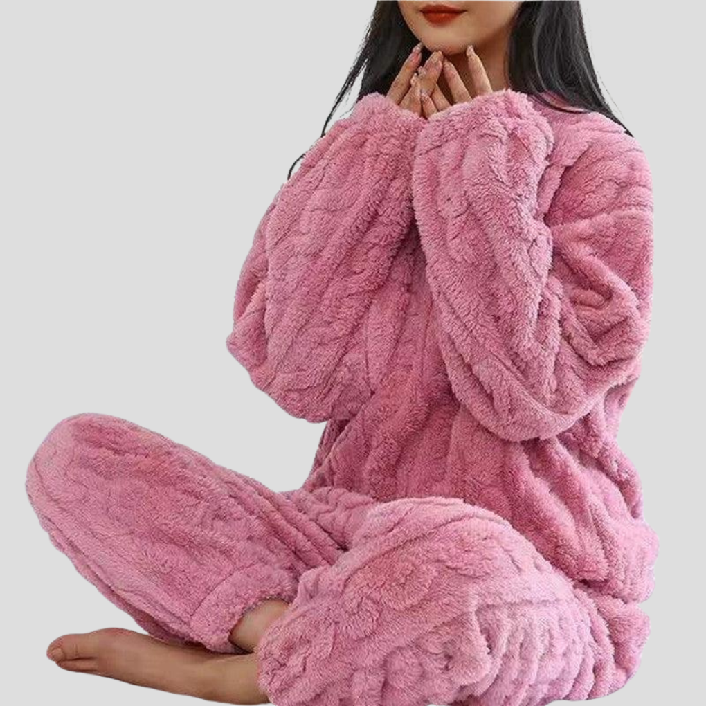 Fleece Pajama Set for Women
