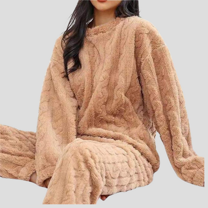 Fleece Pajama Set for Women