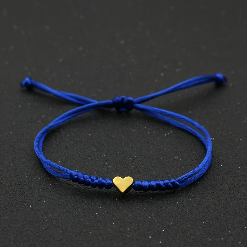 Fleur | Festive Woven Heart-Shaped Bracelet