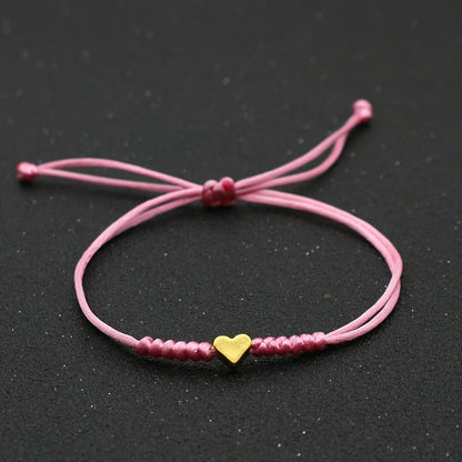 Fleur | Festive Woven Heart-Shaped Bracelet