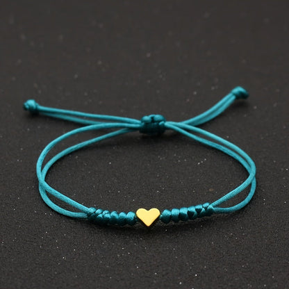 Fleur | Festive Woven Heart-Shaped Bracelet