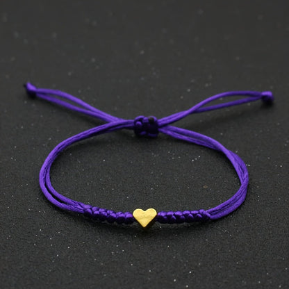 Fleur | Festive Woven Heart-Shaped Bracelet