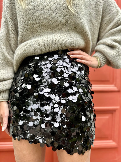 Fleur | Sequin Mini Skirt