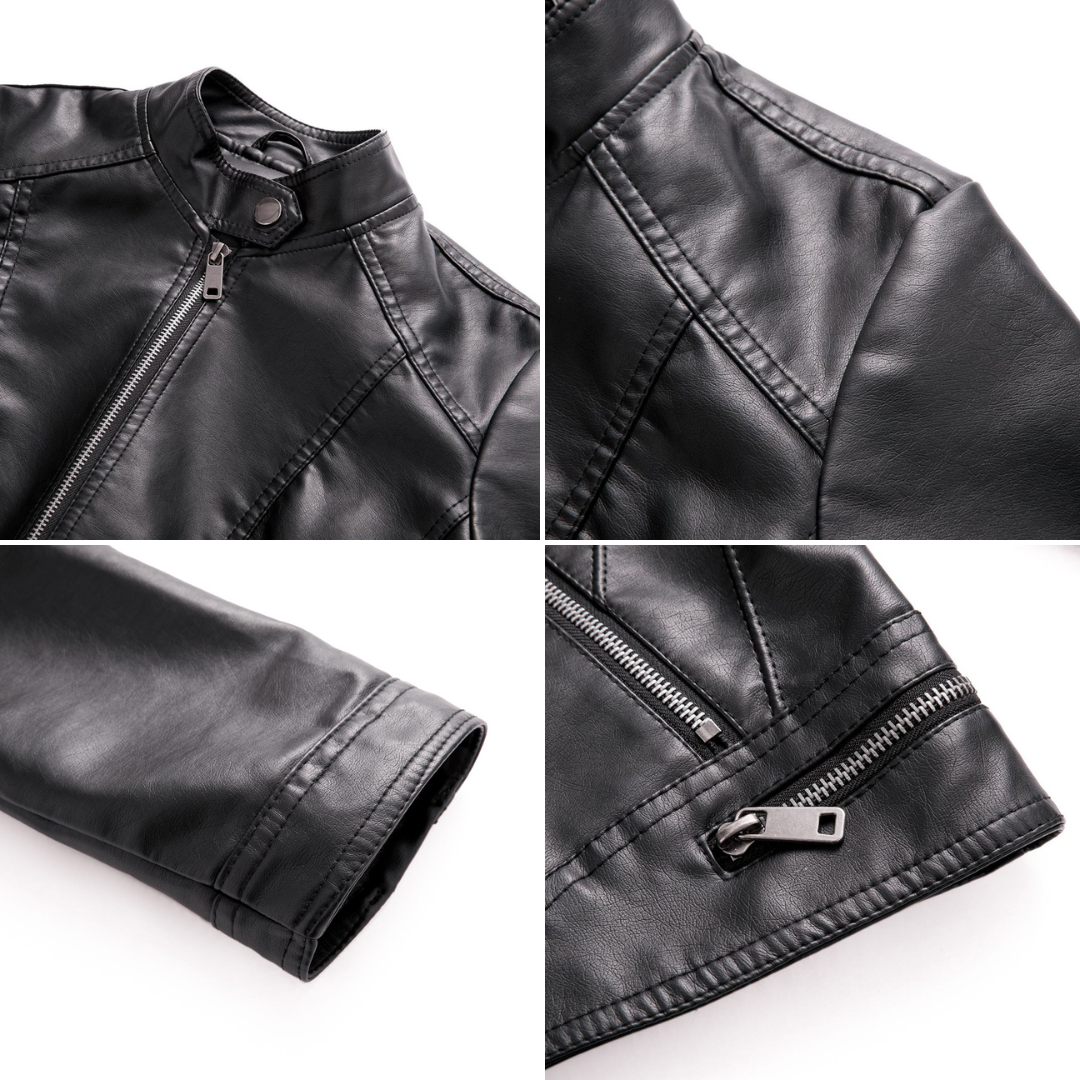 Fleur | Stylish Leather Jacket