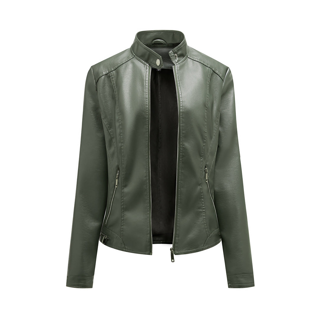 Fleur | Stylish Leather Jacket
