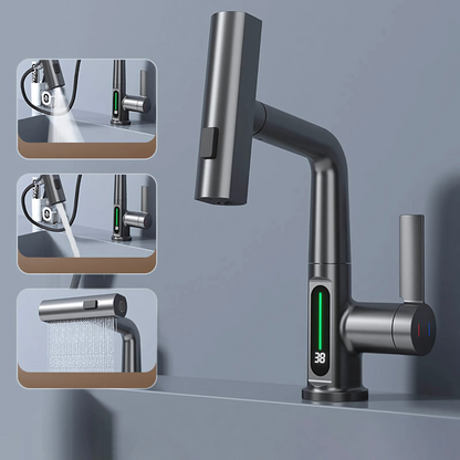 Flexible LED Faucet for Kitchen and Bathroom