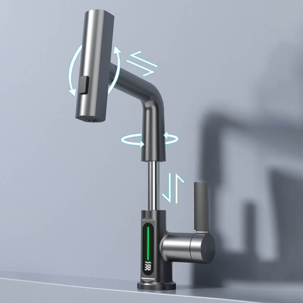 Flexible LED Faucet for Kitchen and Bathroom
